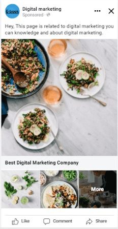 Facebook collection ads