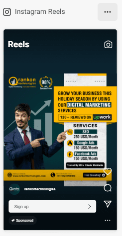 Instagram advertising plans