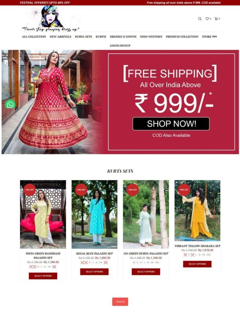 Ecommerce Website