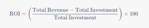 ROI formula