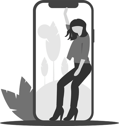 Mobile and Girl