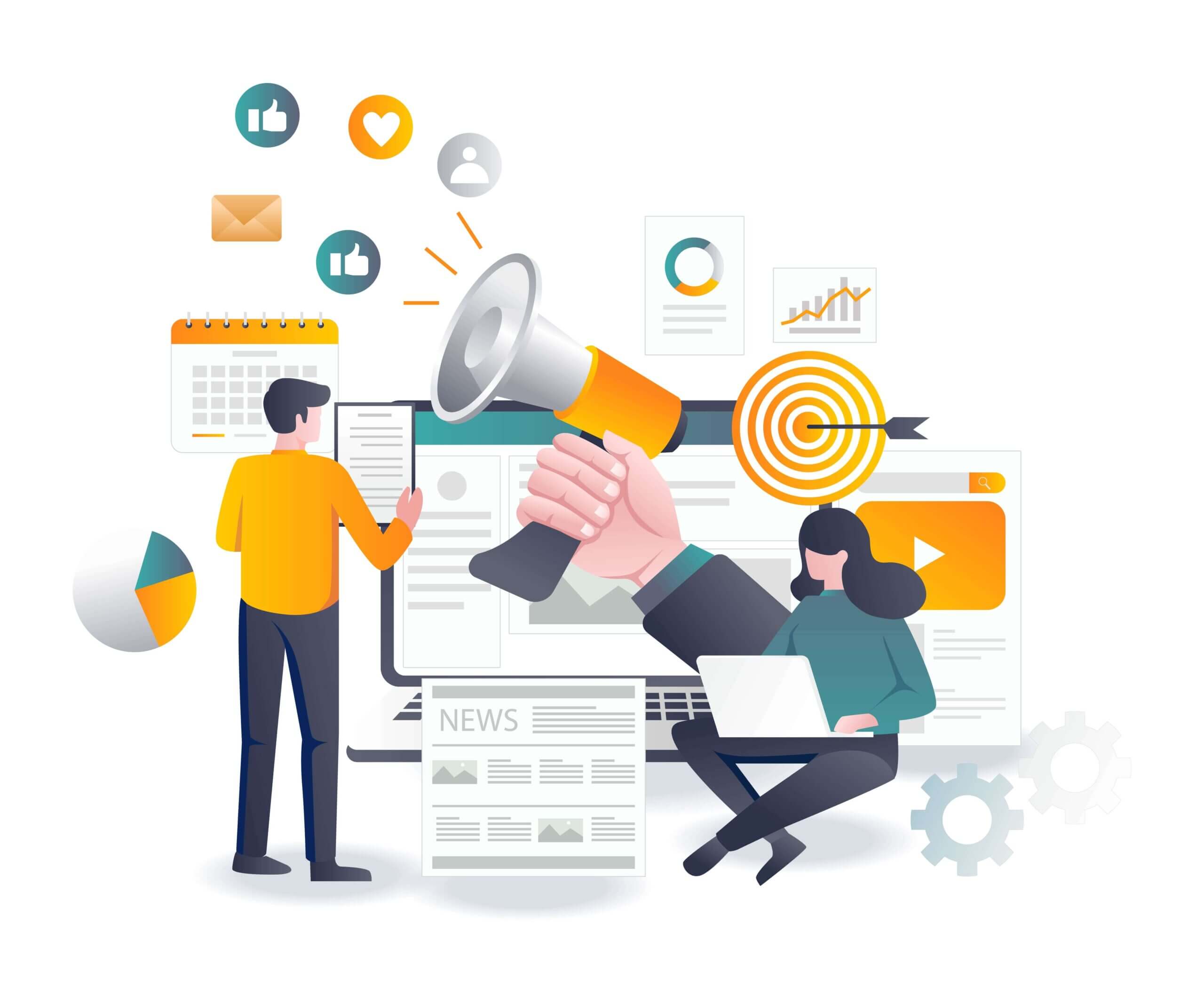 Social media marketing goals